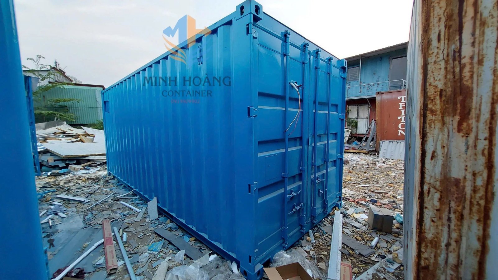 Container Văn Phòng 20 Feet Xanh Dương 